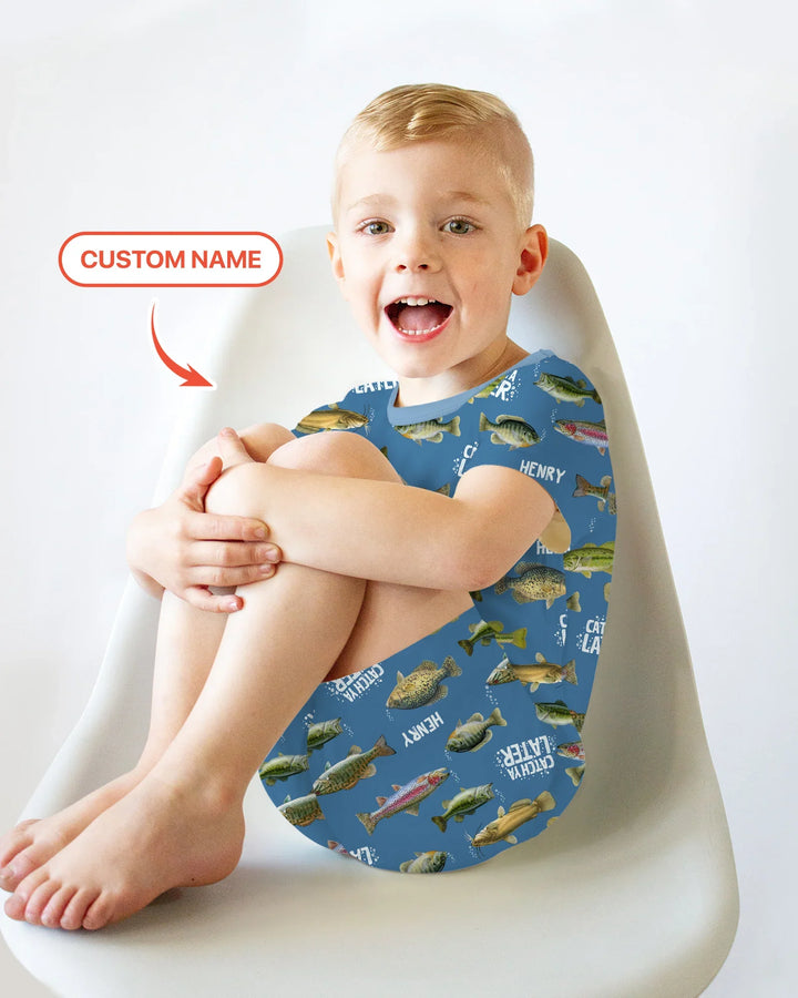 Zweiteiliges Pyjama-Set mit kurzen Ärmeln und Shorts im Sommer-Design