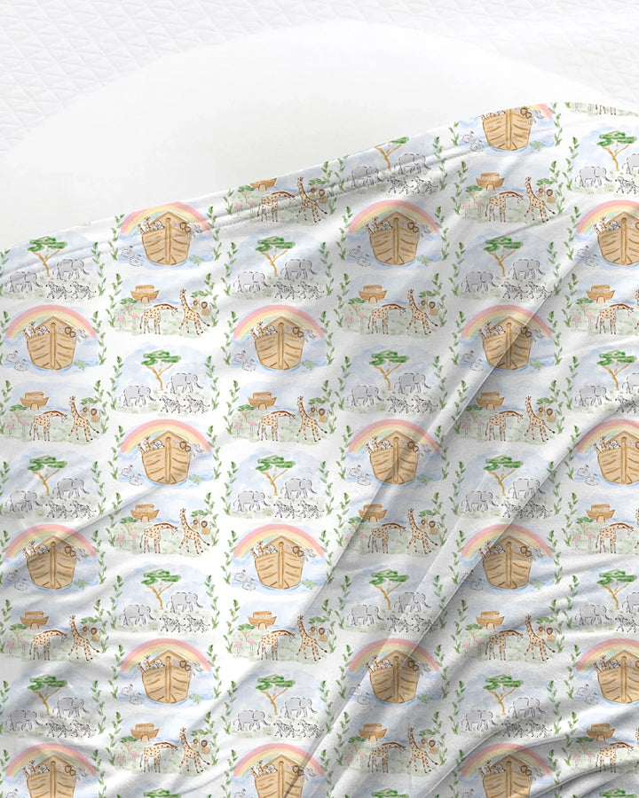 Noah And The Ark swaddle blanket