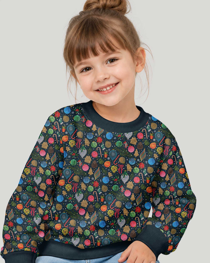 Holiday Ditsy Bamboo Crewneck Sweatshirt