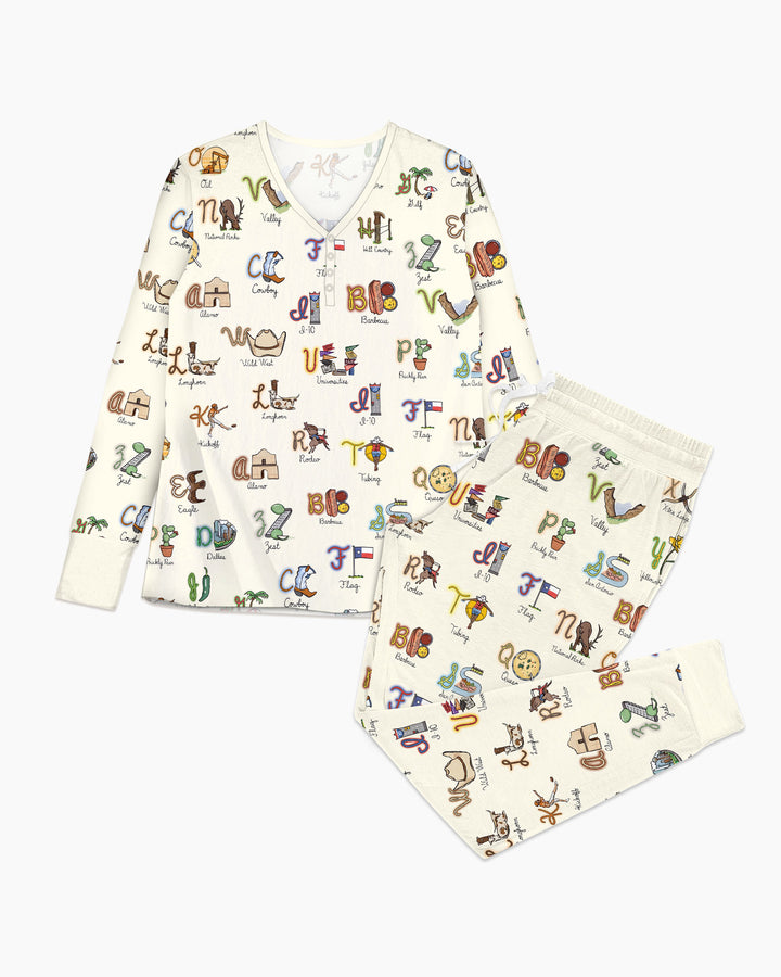 Vorlage Bambus Damen Pyjama Set