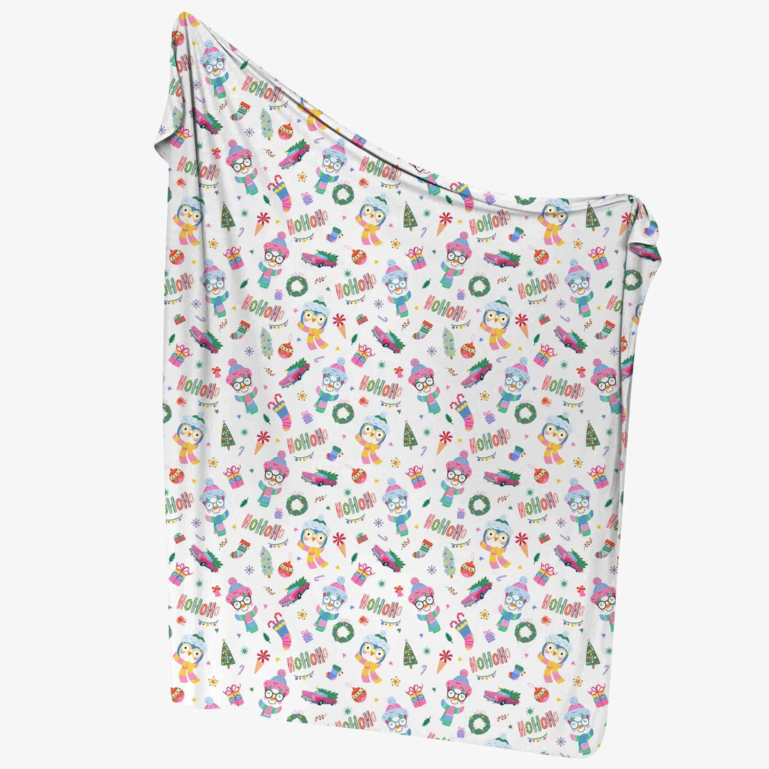 Bright Christmas Bamboo Swaddle Blanket