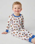Hot Dog Patriotic Bamboo Two Piece Long Sleeve Pajama Set