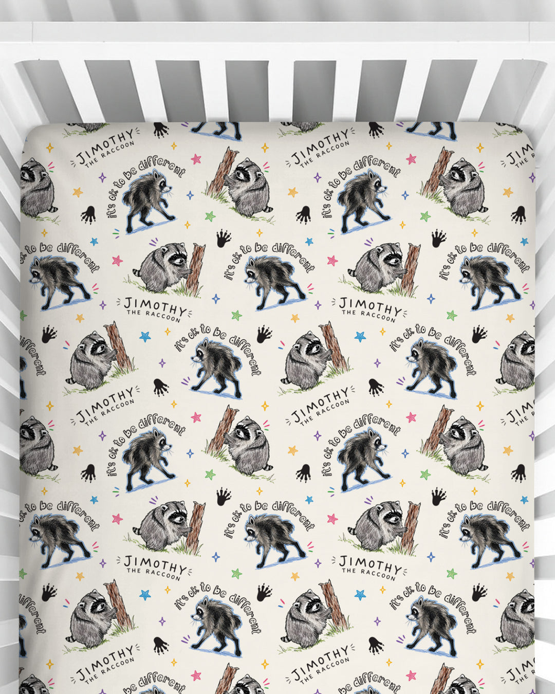It's Okay to be Jimothy Bamboo Fitted Crib Sheet