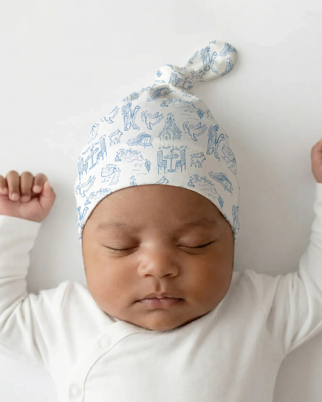 Psalm 23 Sketch Bamboo Knotted Hat