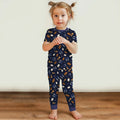 Shabbat Shalom Family Matching Bamboo Two Piece Short Sleeve Pajama Set