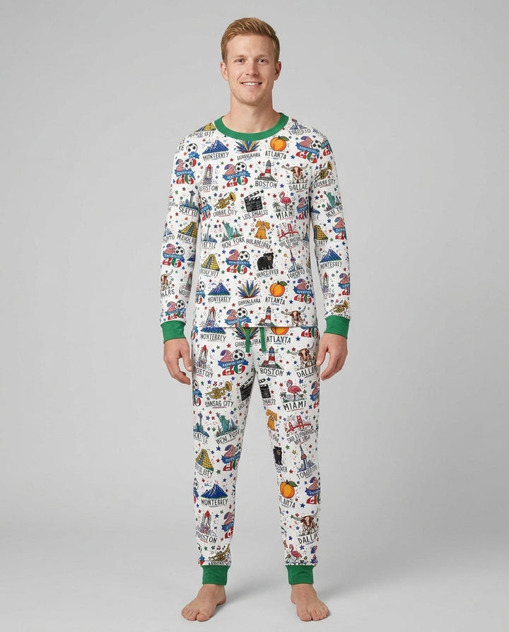 Vorlage Bambus-Pyjama-Set für Herren