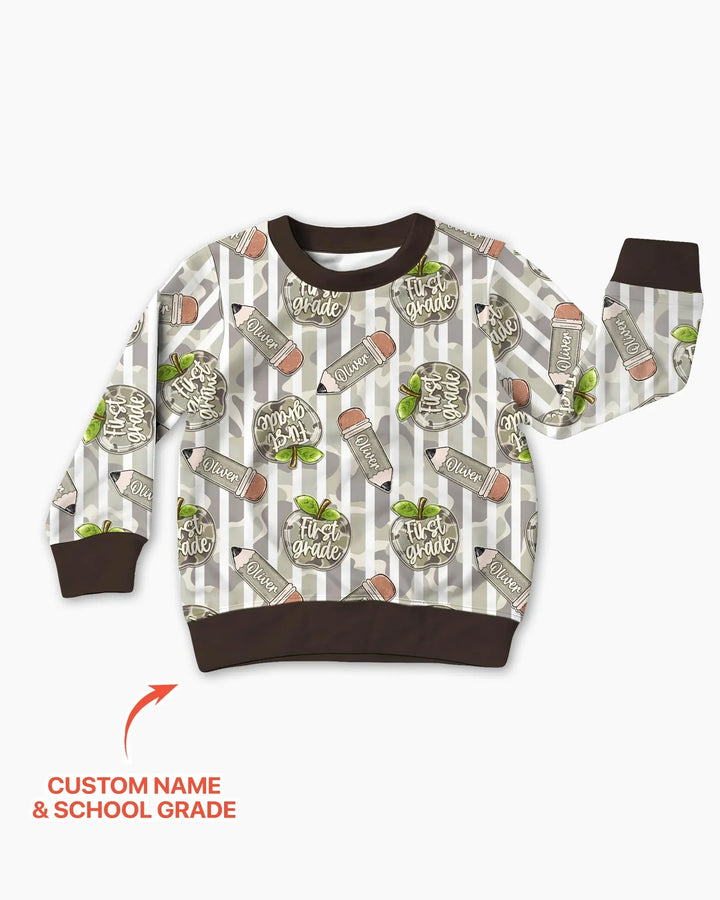Custom Template Bambus-Rundhals-Sweatshirt