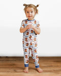 Zweiteiliges, kurzärmliges Pyjama-Set mit Marienkäfern