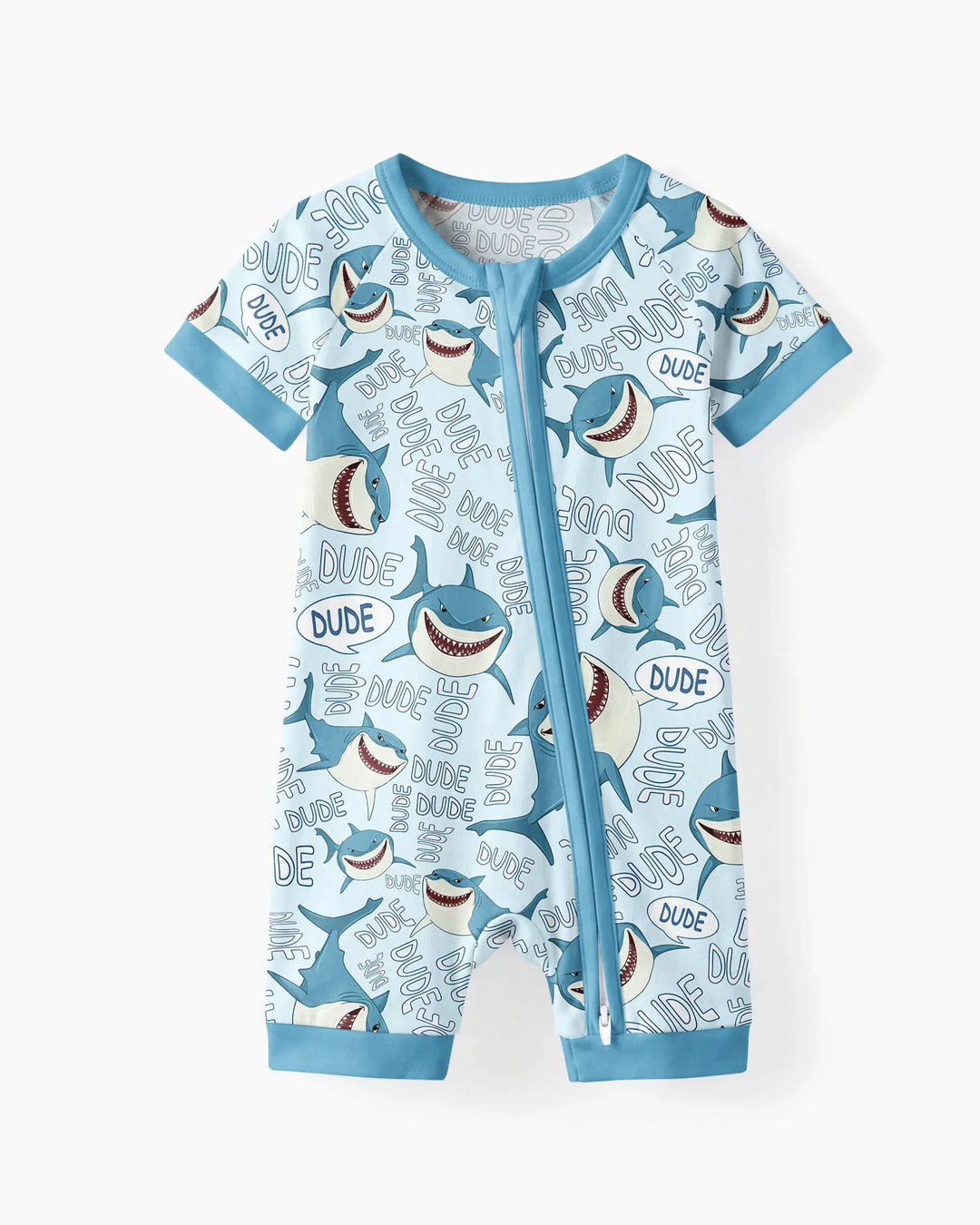 Dude Shark Bamboo Shorty Zippy