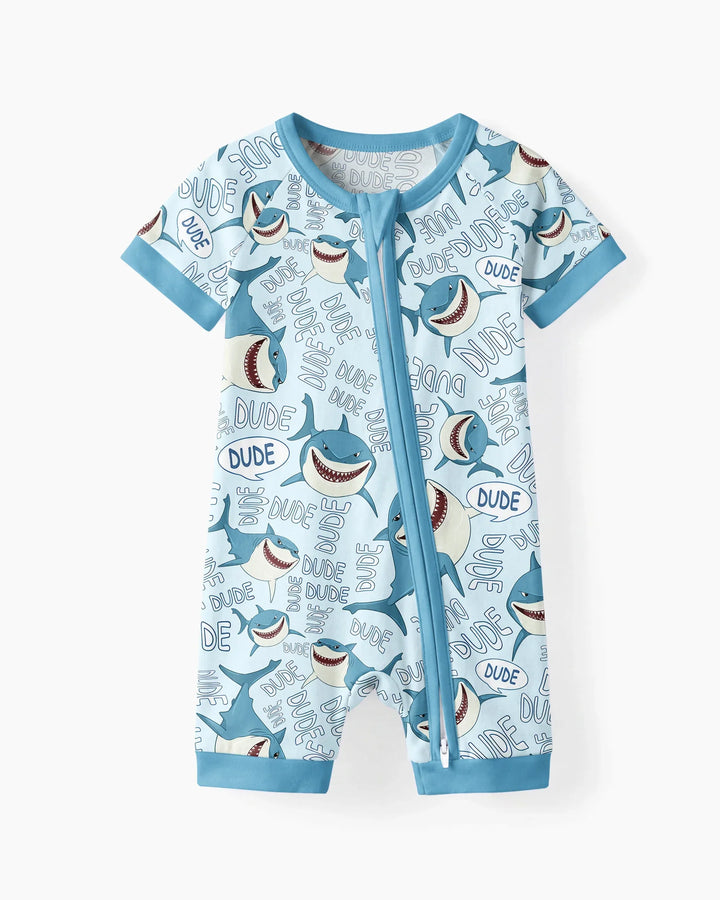 Dude Shark Bamboo Shorty Zippy