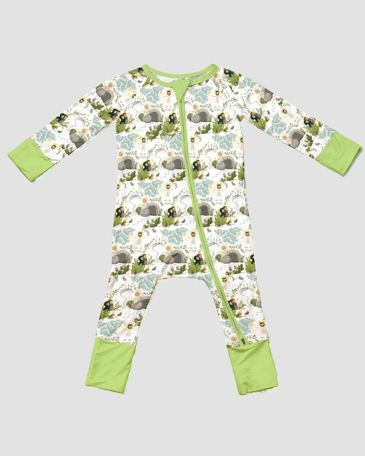 Matthew 28:1–8 He Is Risen Bamboo Convertible Zippy