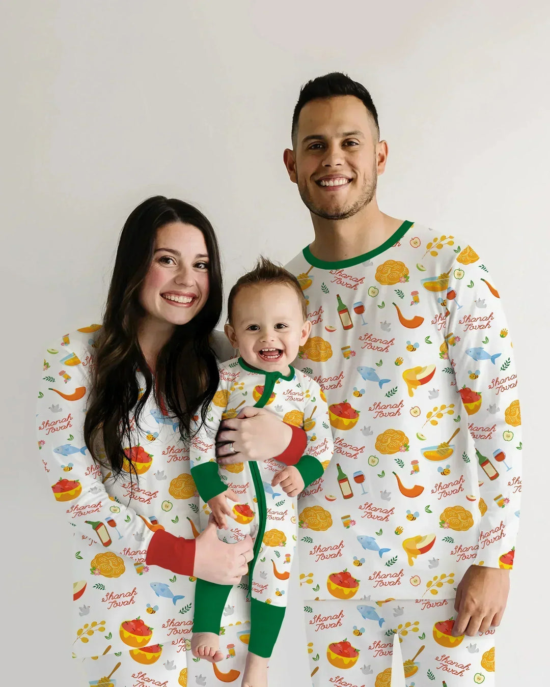 Shanah Tovah Familie passende Bambus Damen Schlafanzug-Set