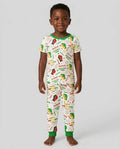 Zweiteiliges, kurzärmliges Pyjama-Set mit Marienkäfern