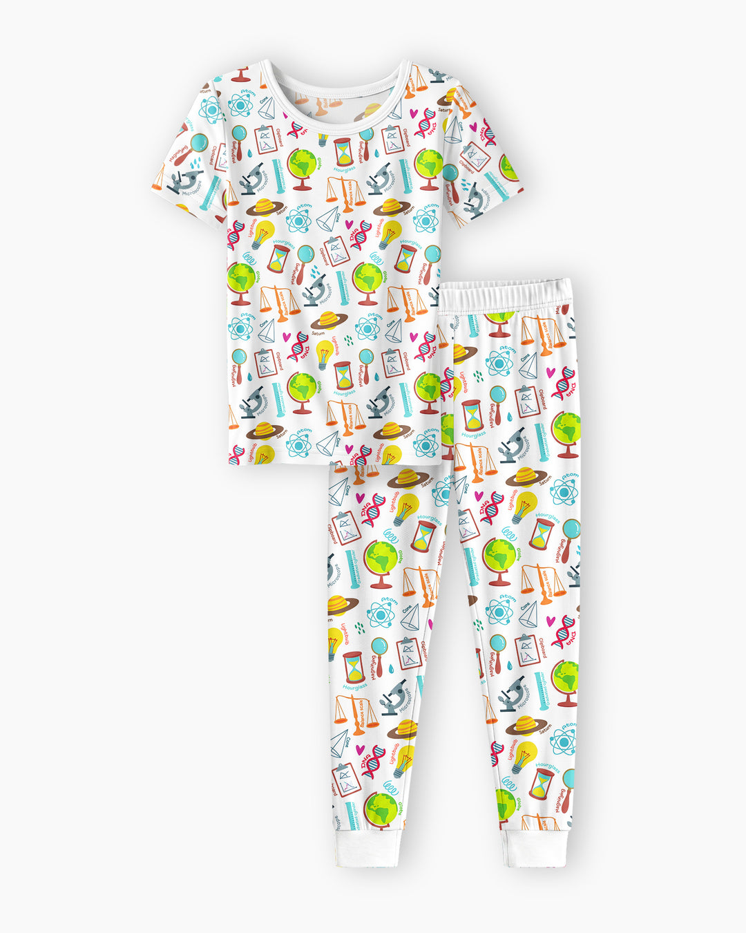 Zweiteiliges, kurzärmliges Pyjama-Set mit Marienkäfern
