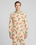 Dachshund Blooms Family Matching Bamboo Men's Pajama Set
