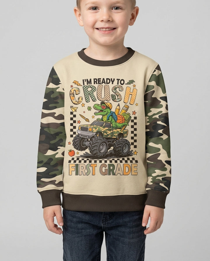 Custom Template Bambus-Rundhals-Sweatshirt