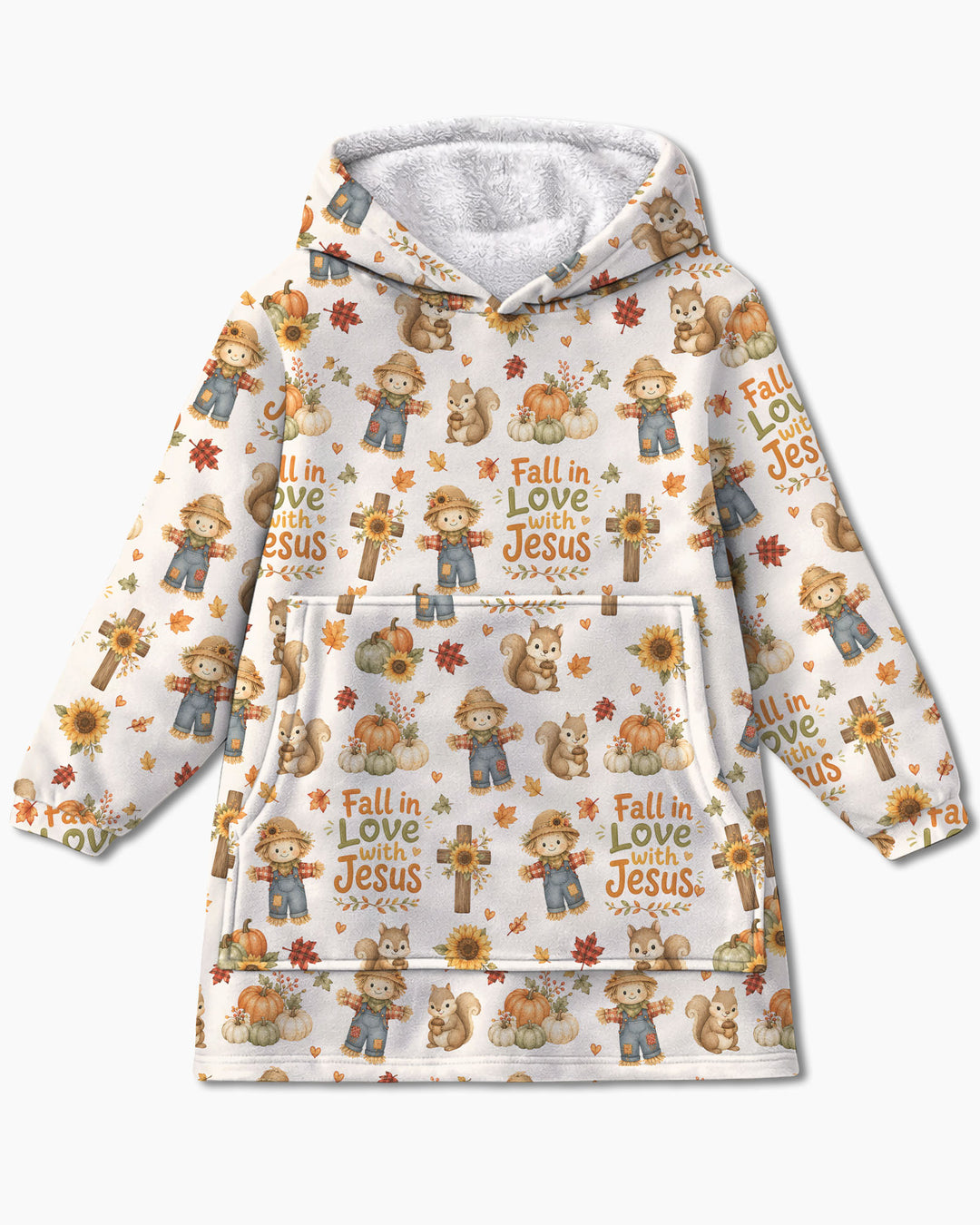Fall For Jesus Bamboo Blanket Hoodie