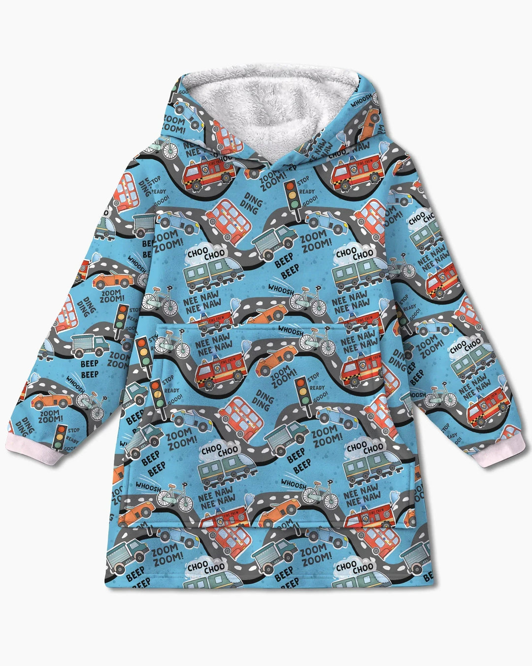 Zoom Zoom Piep Piep Bambus Decken-Hoodie