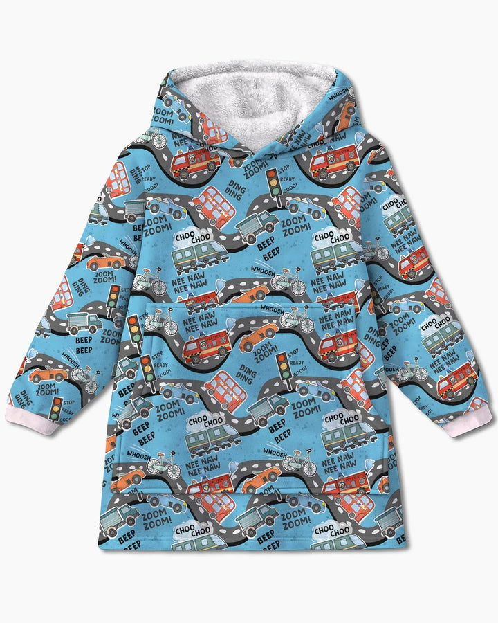 Zoom Zoom Piep Piep Bambus Decken-Hoodie