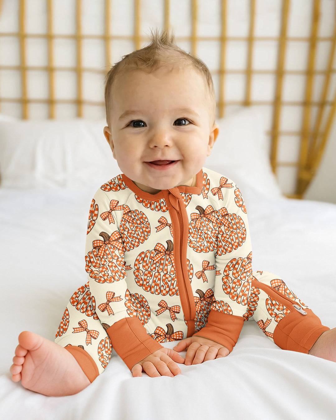 Pumpkin Season Bamboo Convertible Zippy