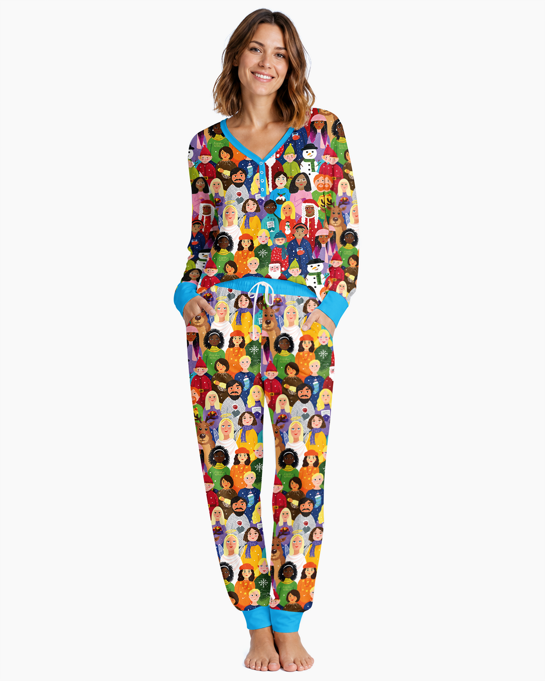Together for Christmas Bamboo Women Pajama Set