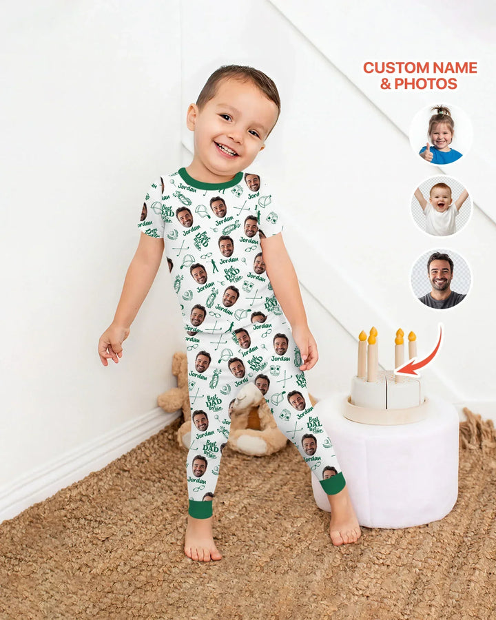 Zweiteiliges, kurzärmliges Pyjama-Set mit Marienkäfern