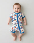 Crustacean Nation Family Matching Bamboo Shorty Zippy