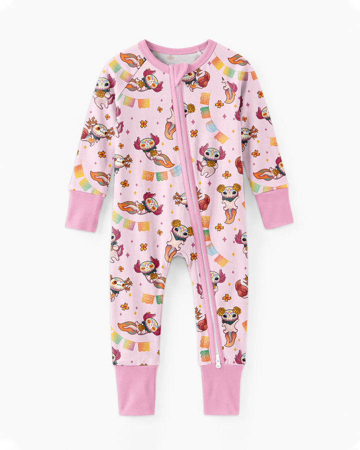 Axololt Día de los Muertos Bamboo Convertible Zippy