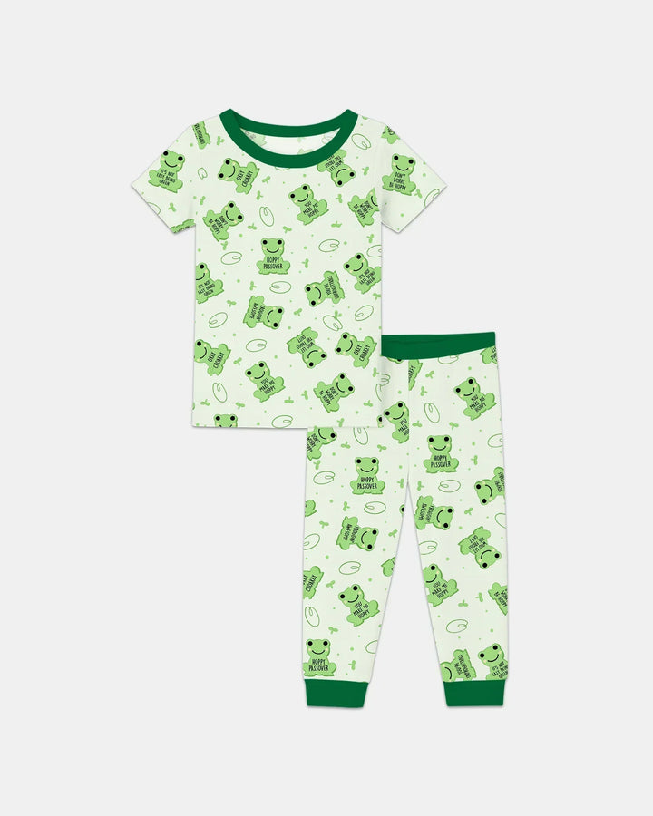 Zweiteiliges, kurzärmliges Pyjama-Set mit Marienkäfern