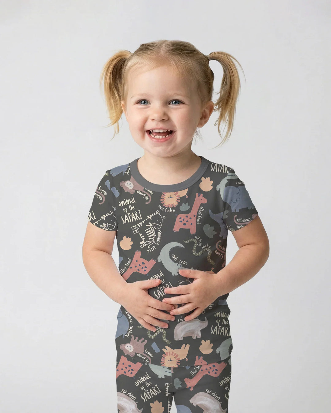 Zweiteiliges, kurzärmliges Pyjama-Set mit Marienkäfern