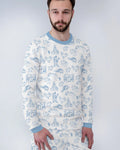 Psalm 23 Sketch Bamboo Men's Pajama Set