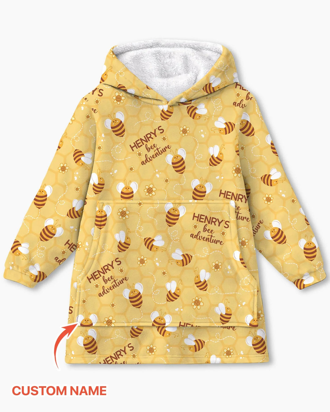 Benutzerdefinierter Bambus-Deckenhoodie (Vorlage)