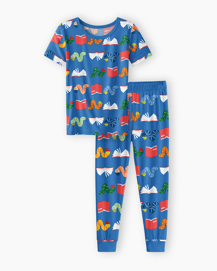 Zweiteiliges, kurzärmliges Pyjama-Set mit Marienkäfern