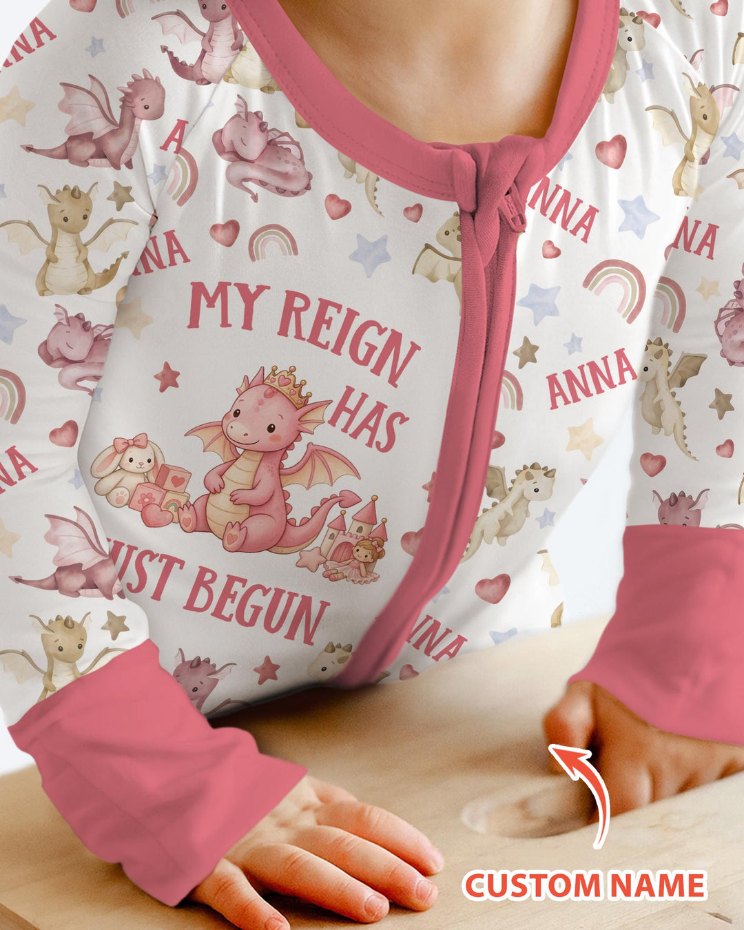 My Reign Has Just Begun Custom Name Bamboo Convertible Zippy