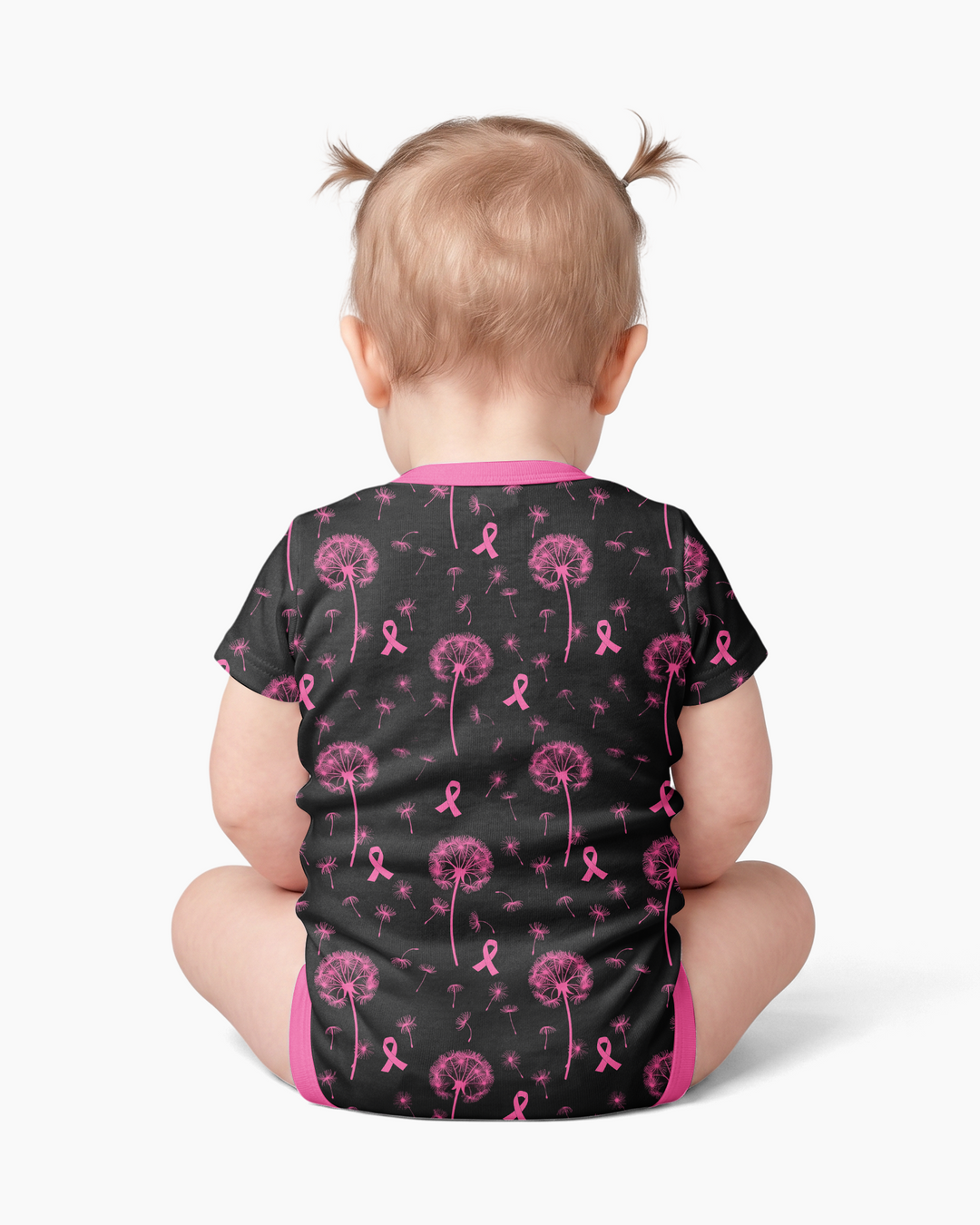 Dandelion Pink For Dad Bamboo Bodysuit