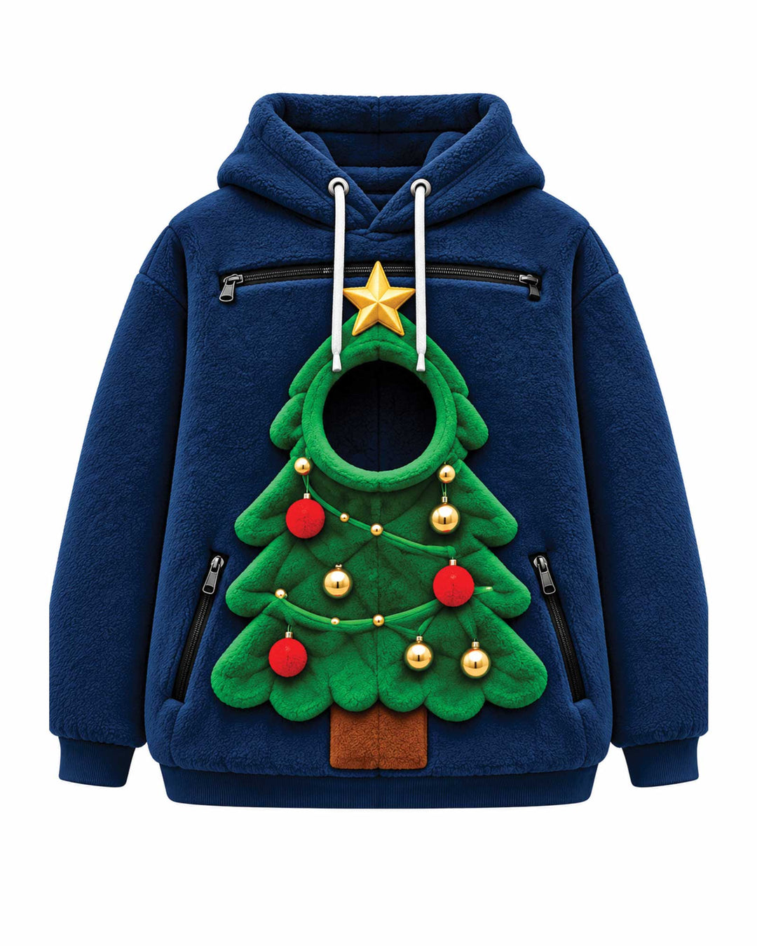 Christmas Tree Animals Carrier Hoodie