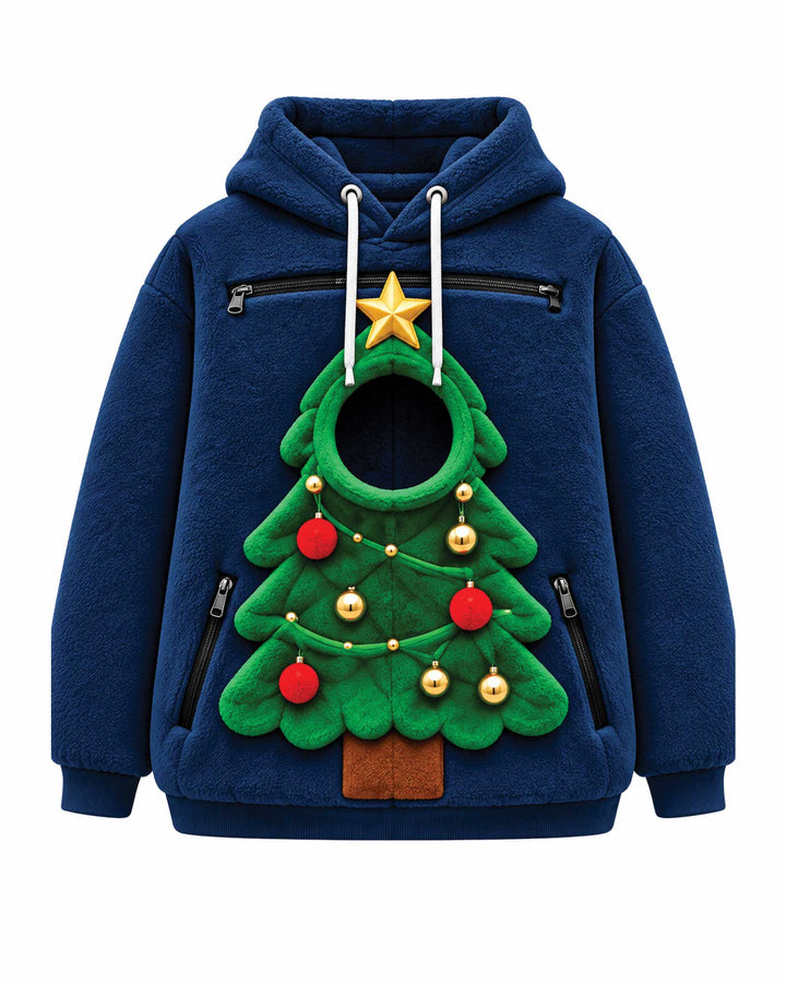 Christmas Tree Animals Carrier Hoodie