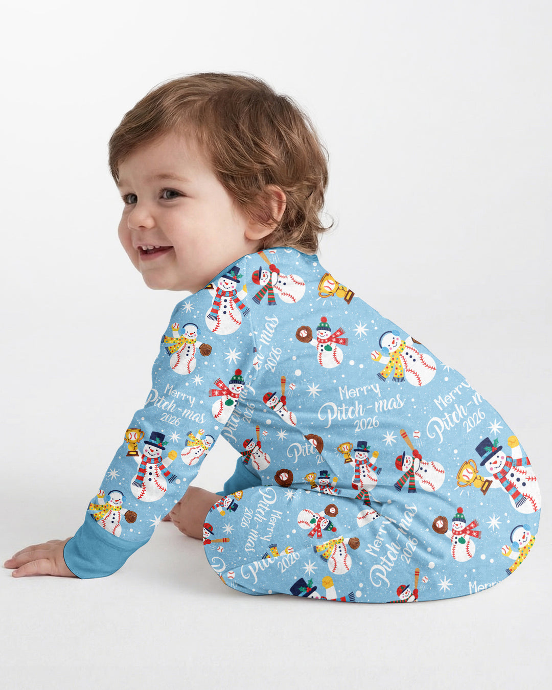 Baseball Christmas Non-custom Version Bamboo Convertible Zippy