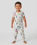 Zweiteiliges, kurzärmliges Pyjama-Set mit Marienkäfern