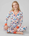 Crustacean Nation Family Matching Bamboo Women Pajama Set