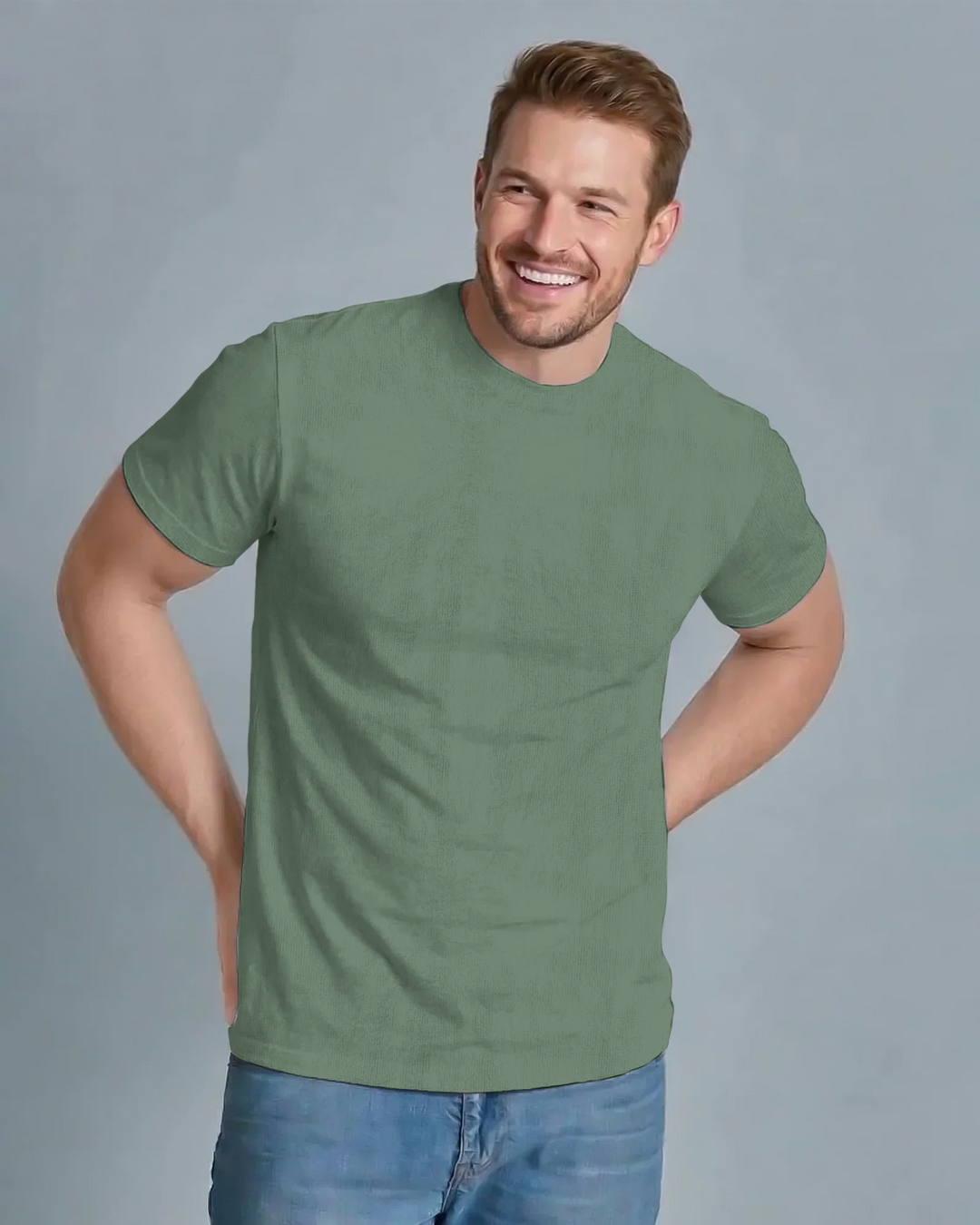 Solid color Bamboo Men T-Shirt