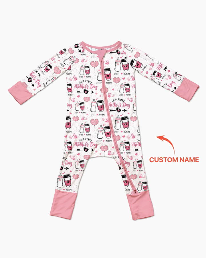 Gerippte Babykleidung mit individuellem Foto - Weich &amp; Skizzenhaft