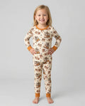Floral Fall Give Thanks To The Lord Bamboo Two Piece Long Sleeve Pajama Set