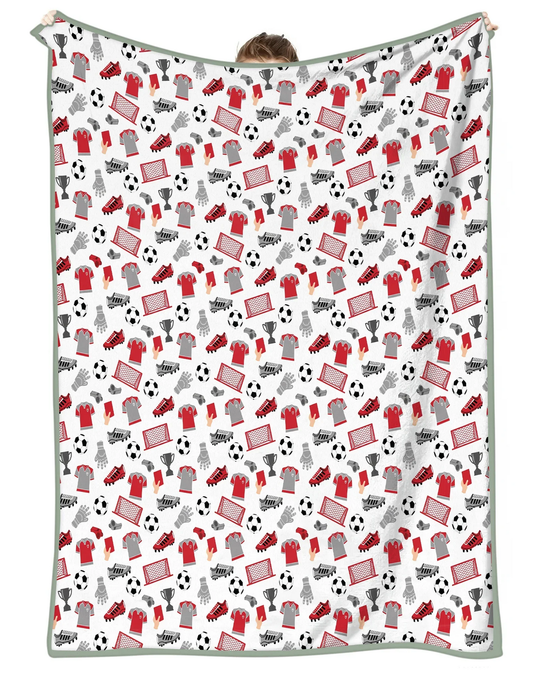 Soccer Gear Bamboo Blanket
