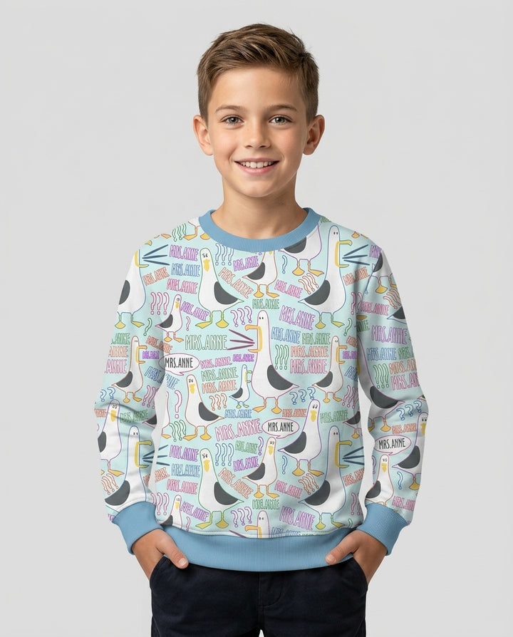 Custom Template Bambus-Rundhals-Sweatshirt