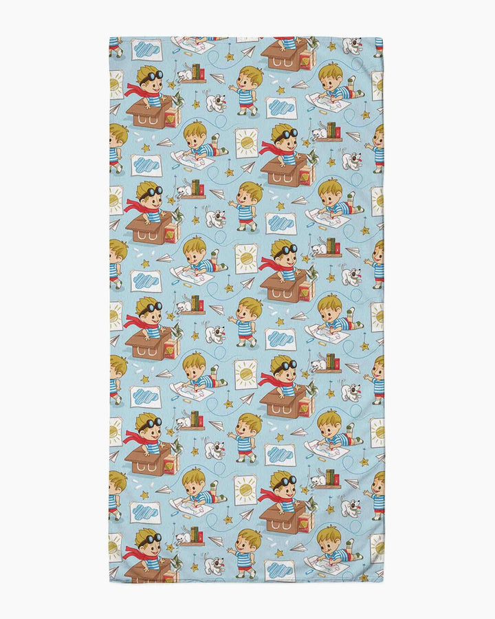 Tiny Explorer Tales Bamboo Beach Towel