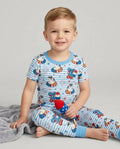 Zweiteiliges, kurzärmliges Pyjama-Set mit Marienkäfern