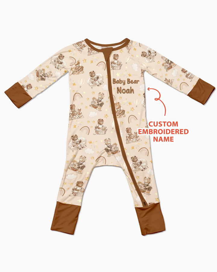 Gerippte Babykleidung mit individuellem Foto - Weich &amp; Skizzenhaft