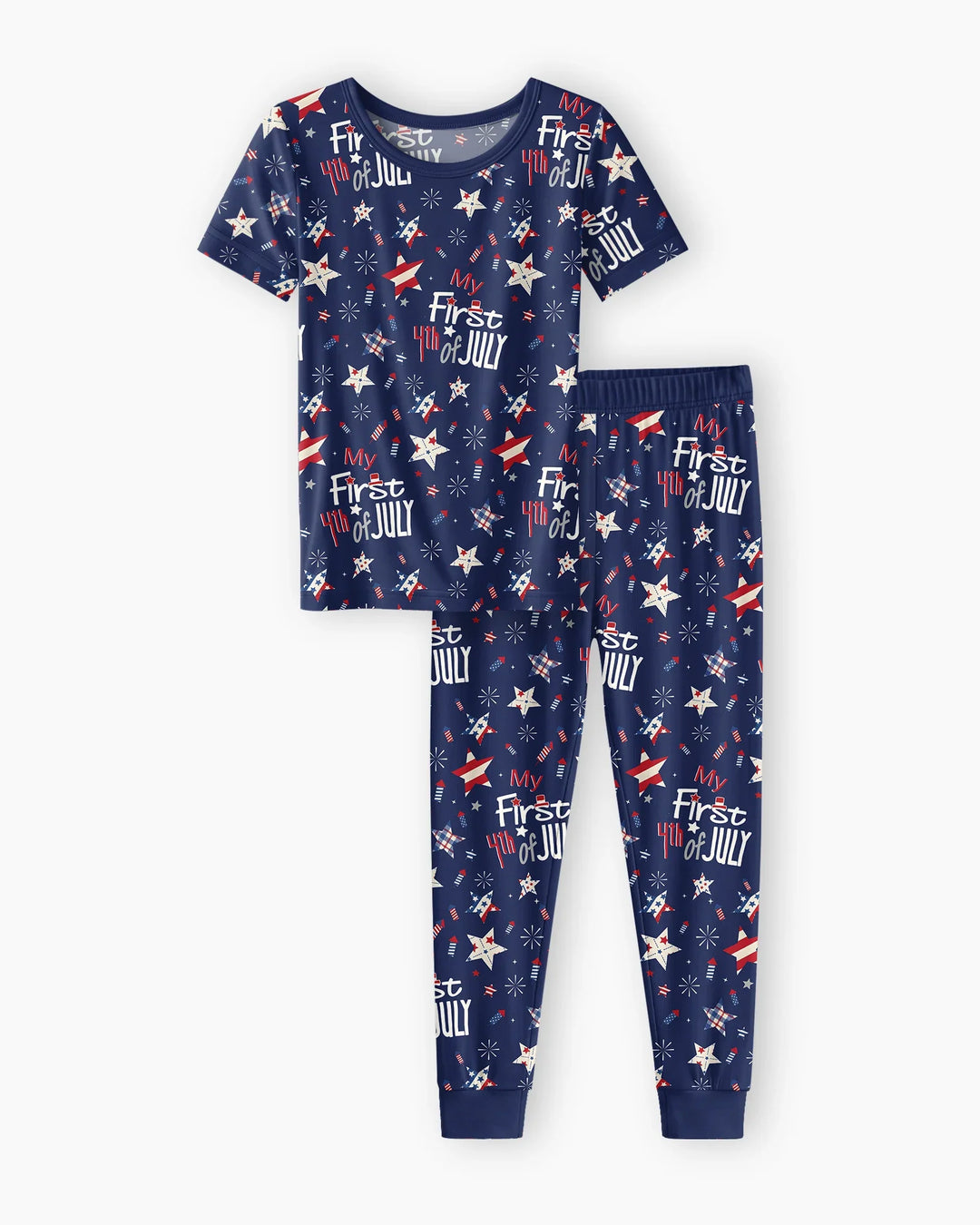Zweiteiliges, kurzärmliges Pyjama-Set mit Marienkäfern