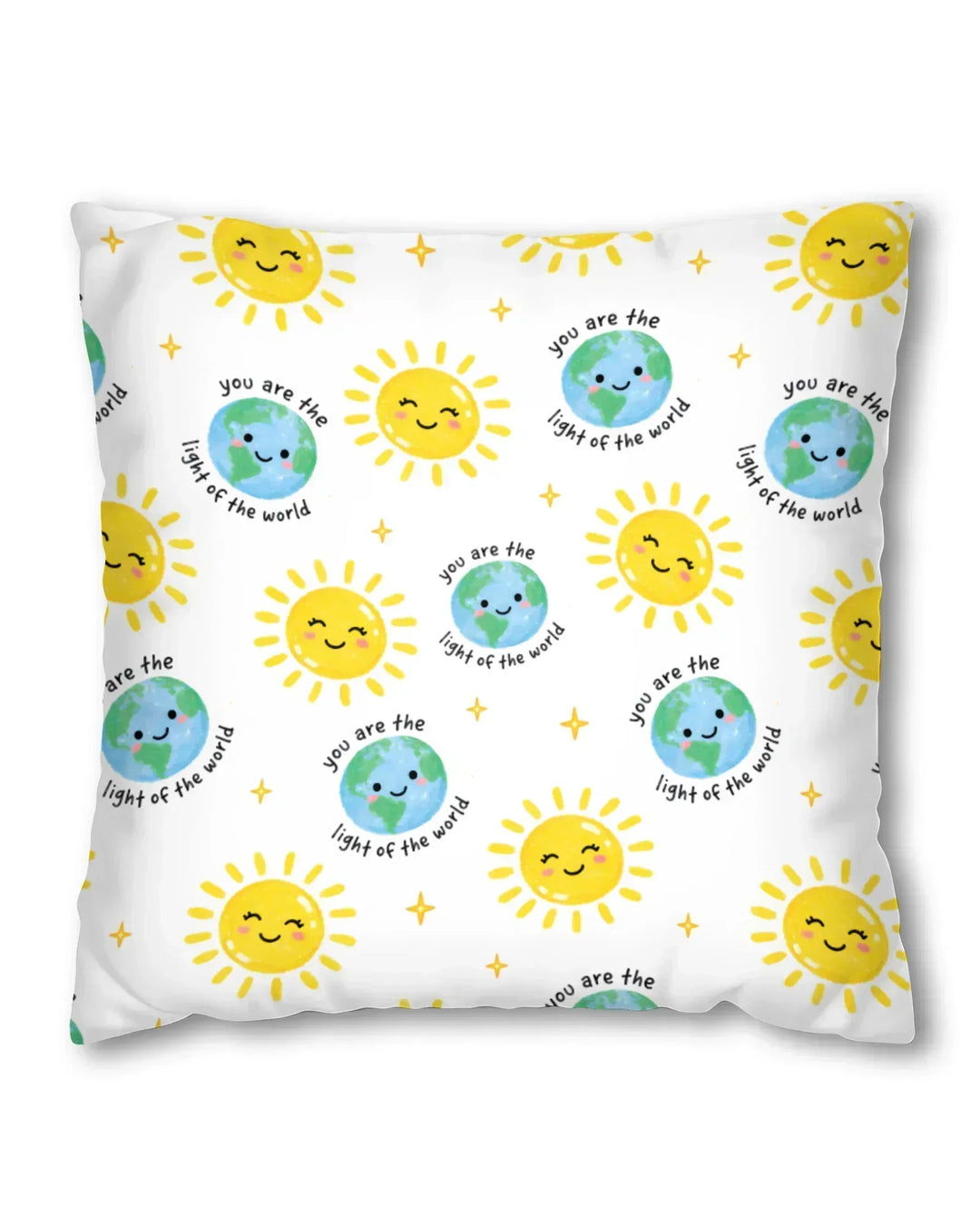 Matthew 5:14 Light of the World Bamboo Pillow Case